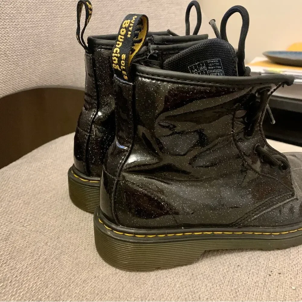 Doc Martens JUNIOR 1460 GLITTER LACE UP BOOTS 4